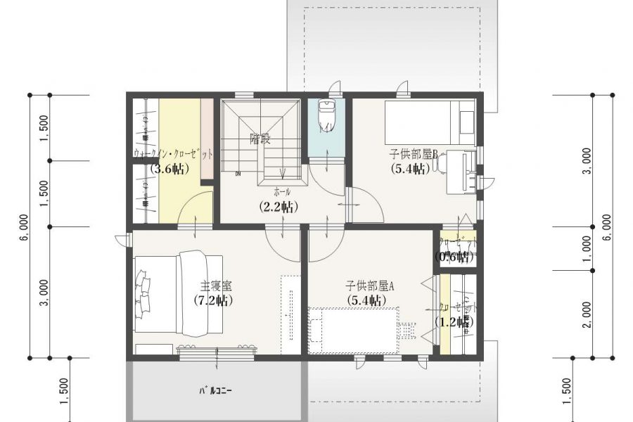 間取り図　2F